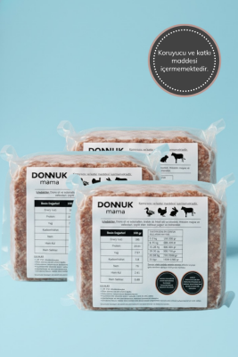 Donnuk Mama Çiğ Köpek Maması (15 kg) - Tam ve Dengeli Çiğ Beslenme Formülü